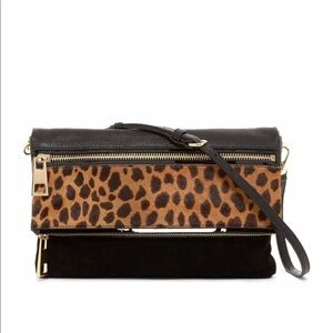 Vince Camuto Alicia Genuine Calf Hair Clutch